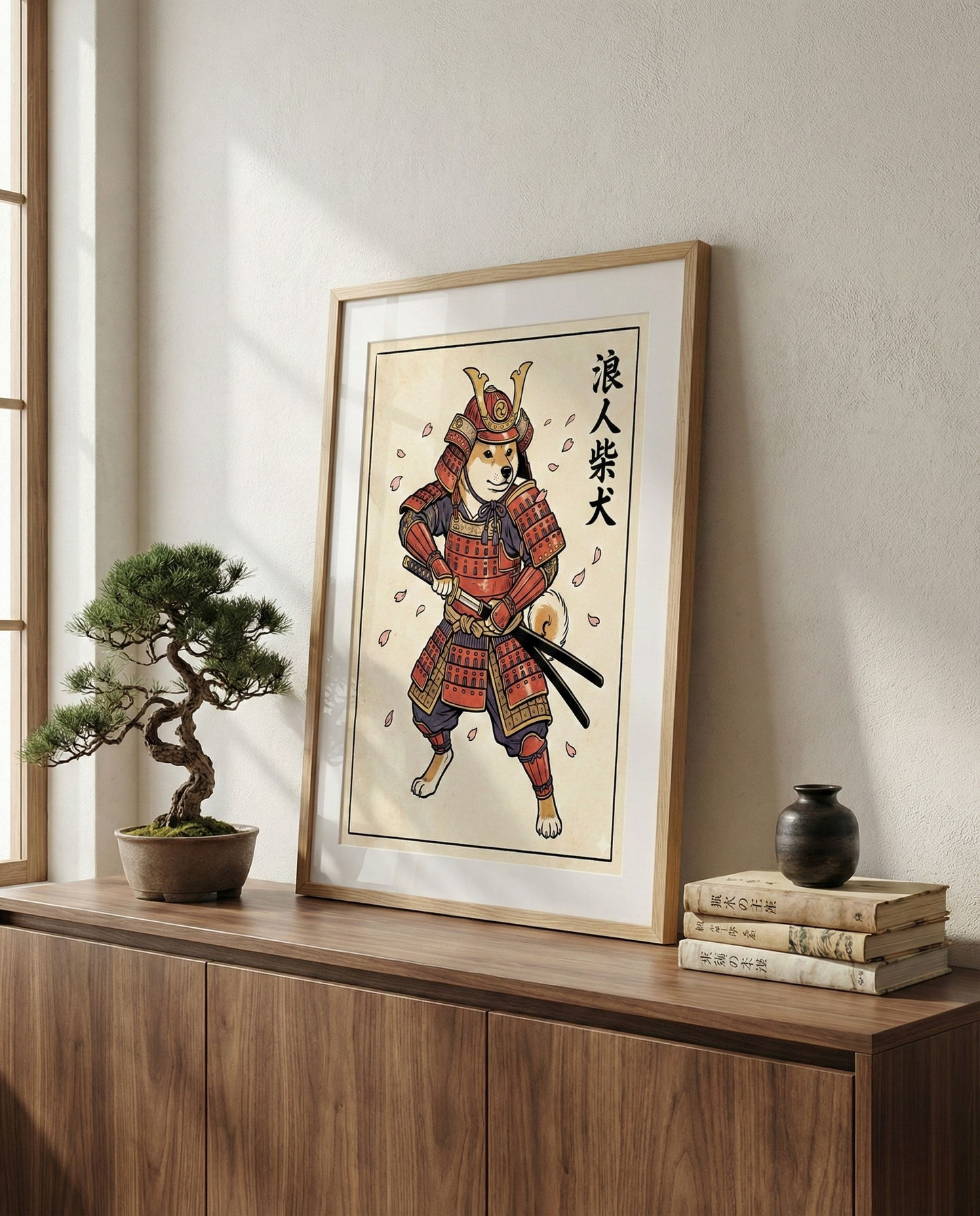 Samurai Shiba - Edo Art Print